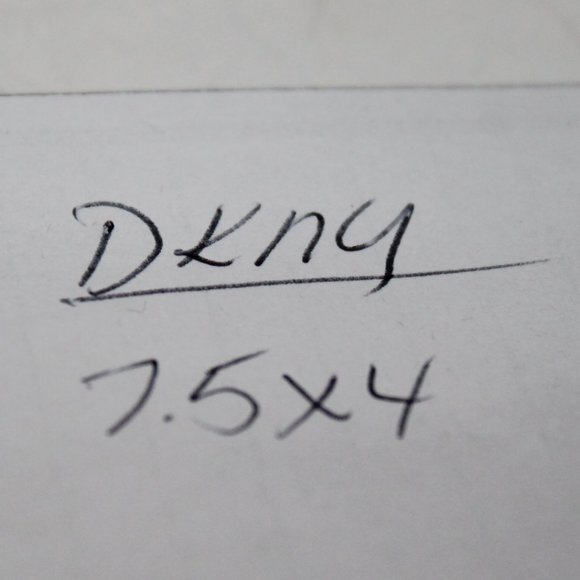 New DKNY Lipstick RED Ostrich Embossed Continental Wallet - Picture 9 of 9